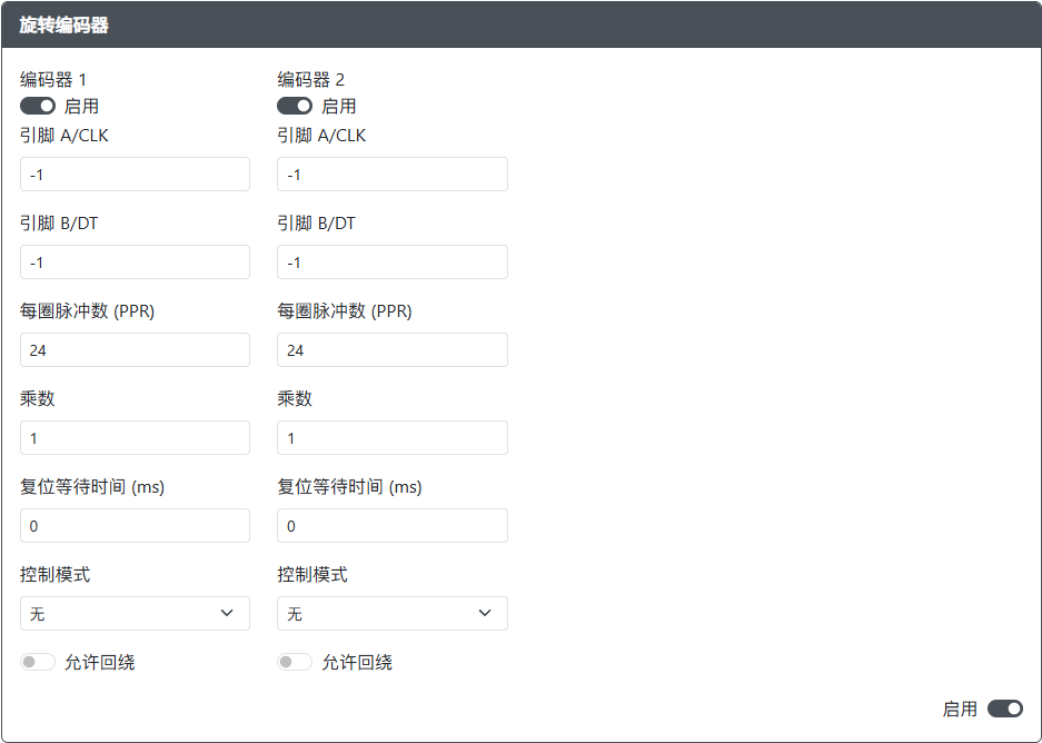 GP2040-CE 配置器 - 插件 旋转编码器