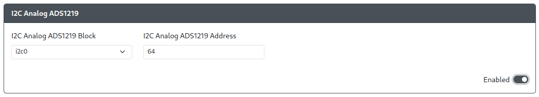 GP2040-CE Configurator - Add-Ons ADS1219