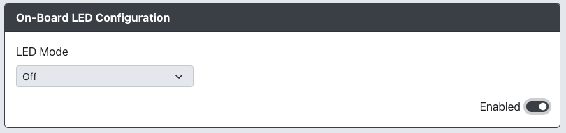 GP2040-CE Configurator - Add-Ons On-Board LED Configuration